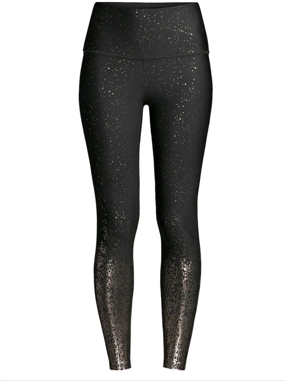 Beyond Yoga Alloy Ombre High Waisted Legging, Black + Silver, Size M